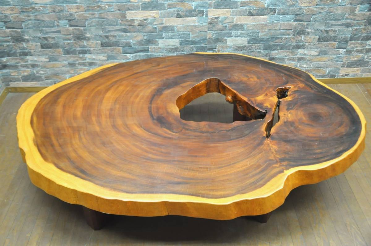 輪切り座卓 食卓台 センターテーブル ダイニングテーブル 木製 無垢材 