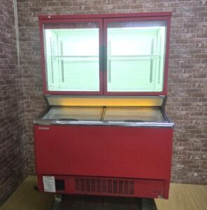 Panasonic パナソニック デュアル型 冷凍ショーケース SCR-D1203NB 三相200V 業務用 冷凍庫を買い取りました♪