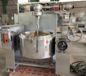 三和厨理工業 電気クッキングケトル CSK-150SK サンr-1-TURBO 三相200V φ78cm 業務用 大型 電気回転釜を買い取りました♪