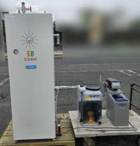【3点】 サムソン 簡易貫流蒸気ボイラ ECO BOY EB-250N 200V 60Hz 2020年製 LPガス プロパンガス 業務用を買い取りました♪